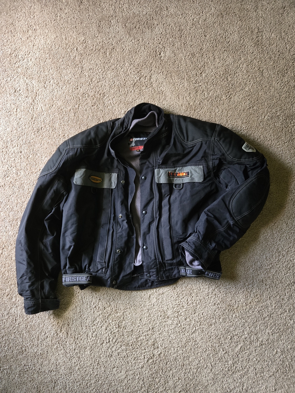 Firstgear Kenya Men's Black Motorcycle Jacket 2XL